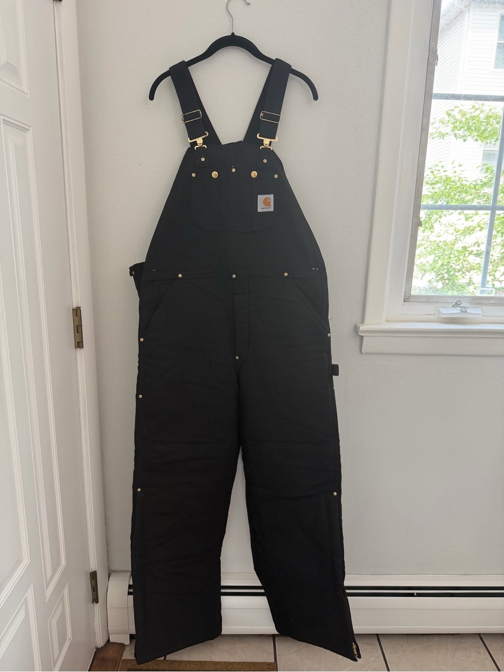 Carhartt Black Duck Insulated Work Overalls